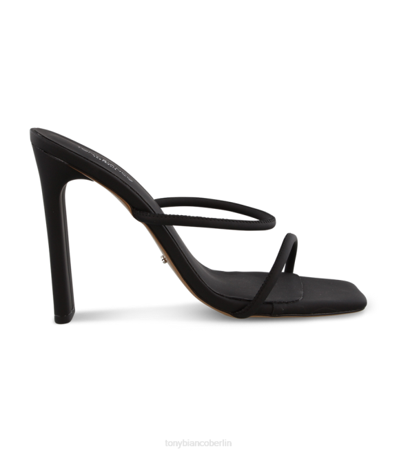 Riemchensandaletten| de Tony Bianco Frauen Florence-Heels schwarze Galaxie 4624368